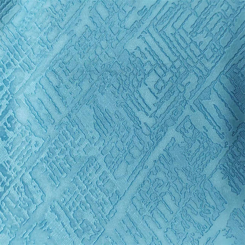 W9081+3D Seni Bunga Tekan Kain Tirai Flanel Baldu Belanda 3D Timbul